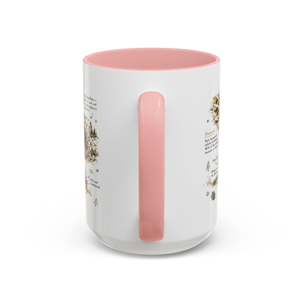 Wind Cave National Park Coffee Mug | South Dakota Cave Bison Prairie Gift | Accent Color Ceramic 11oz 15oz