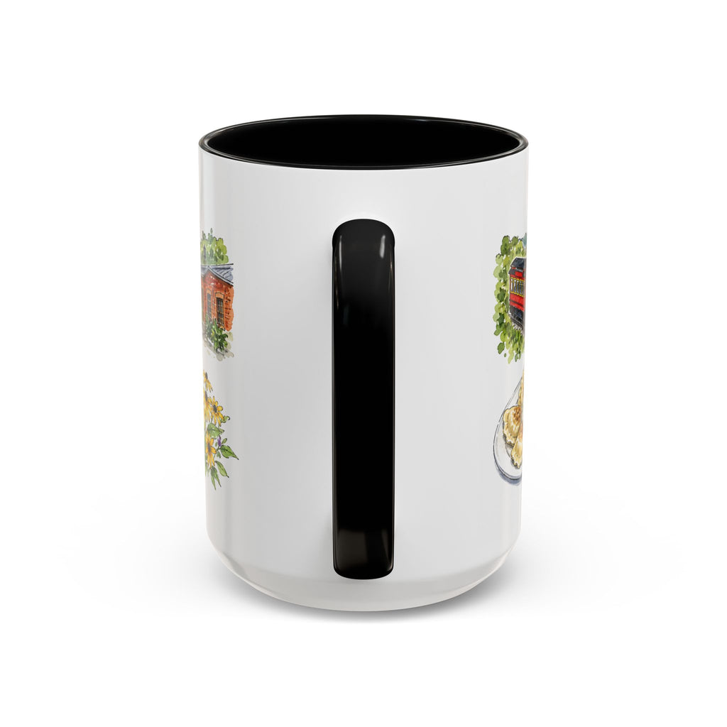 Pittsburgh Illustrated Travel Mug | City Souvenir Accent Coffee Mug | 11oz 15oz Ceramic Cup