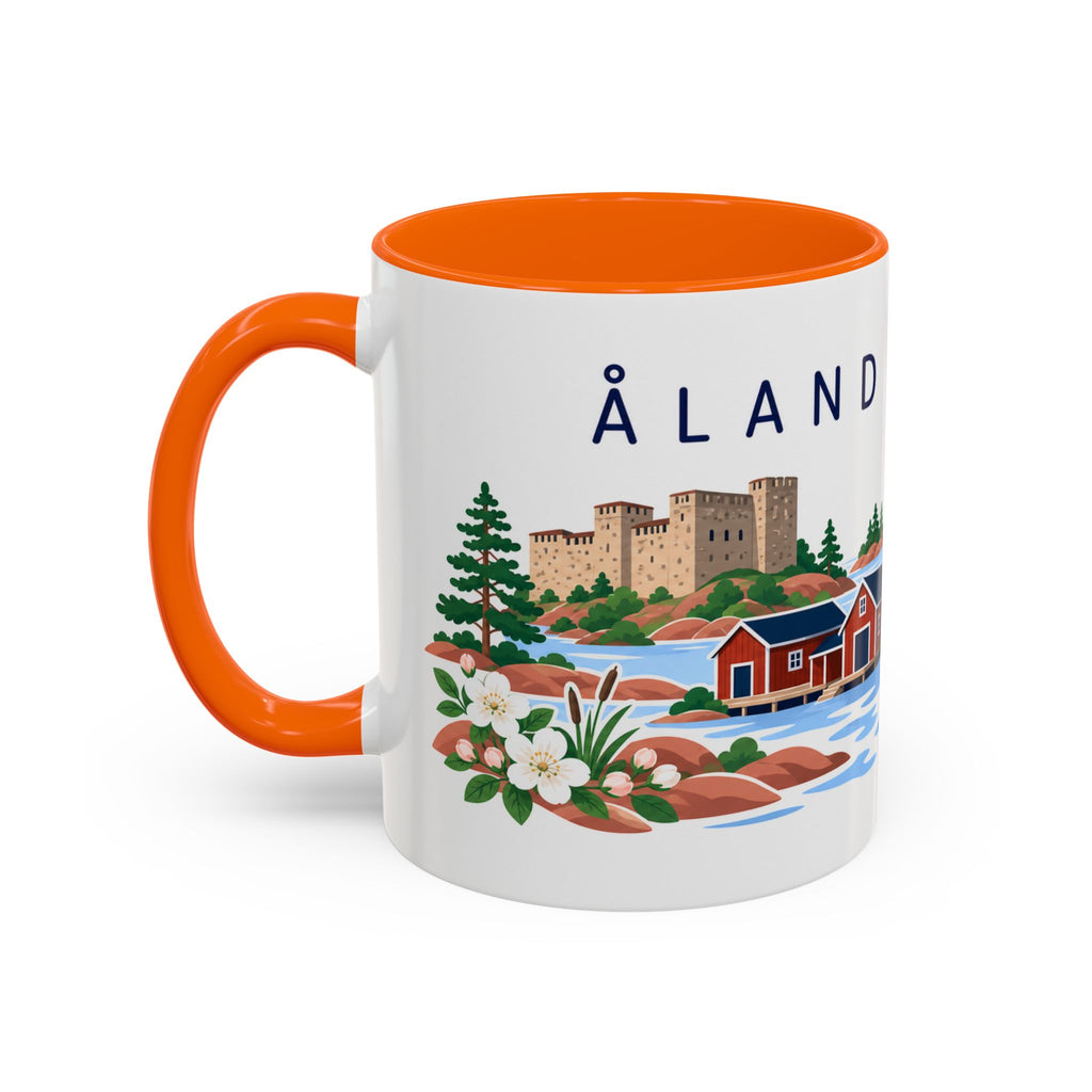 Åland Islands Coffee Mug | Travel Souvenir Accent Mug | Country Gift Ceramic Cup 11oz 15oz