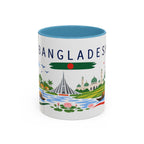 Bangladesh Coffee Mug | Travel Souvenir Accent Mug | Country Gift Ceramic Cup 11oz 15oz