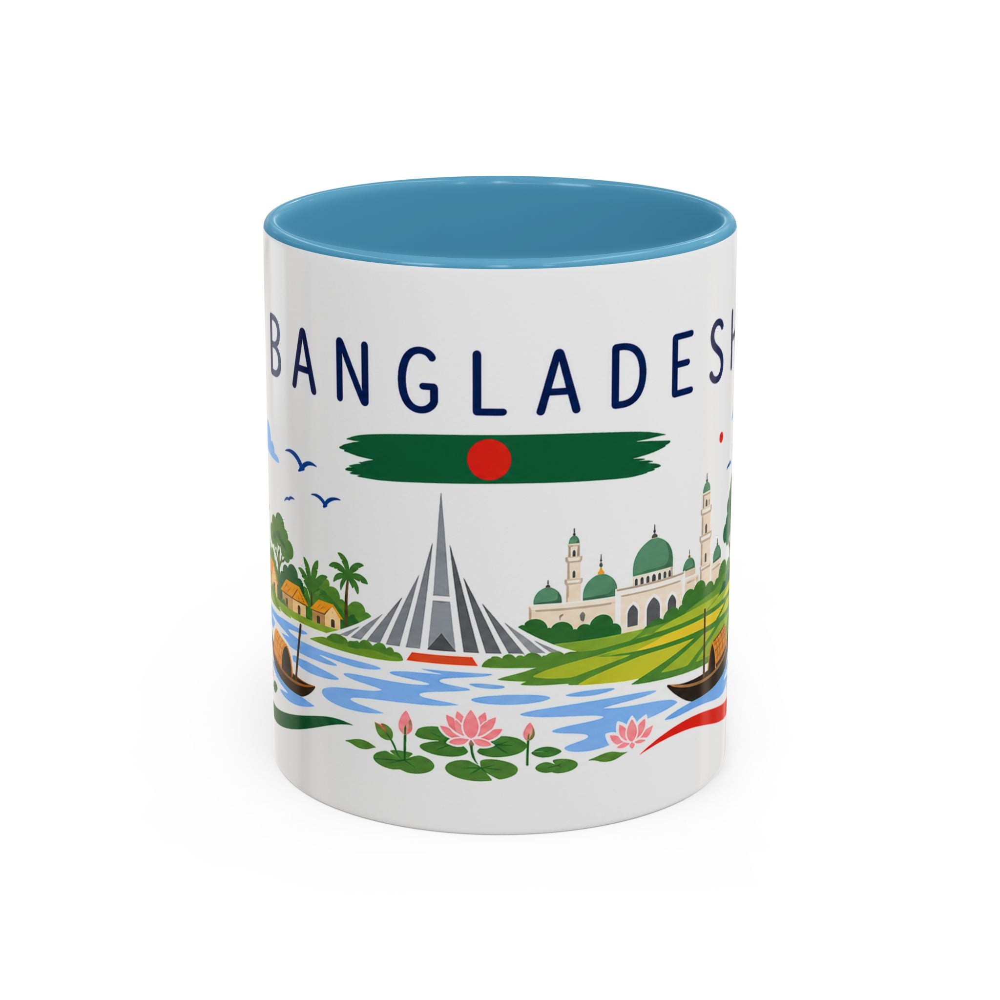 Bangladesh Coffee Mug | Travel Souvenir Accent Mug | Country Gift Ceramic Cup 11oz 15oz