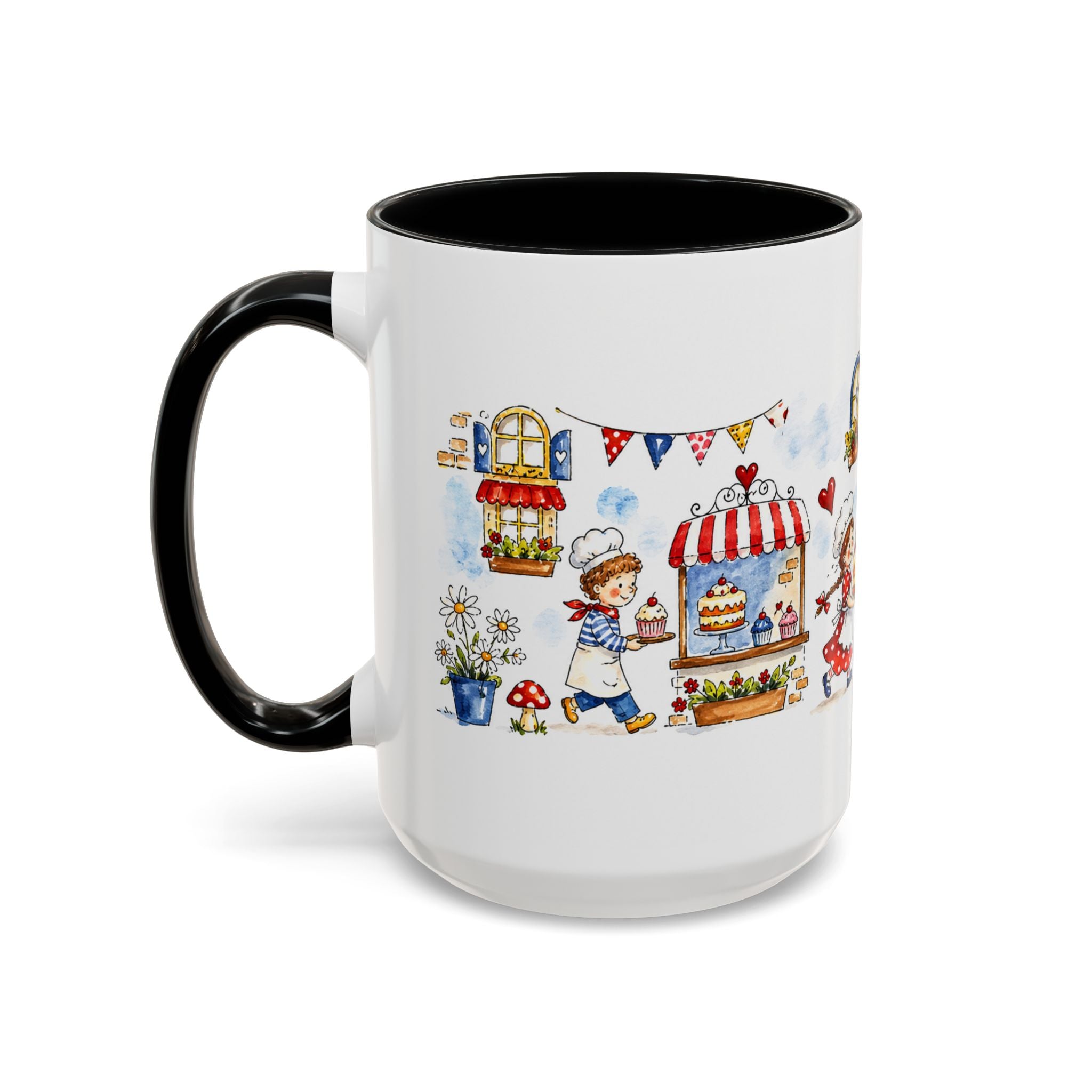Cozy Bakery Village Mug | Storybook Pastry Accent Coffee Mug | EveryLegend