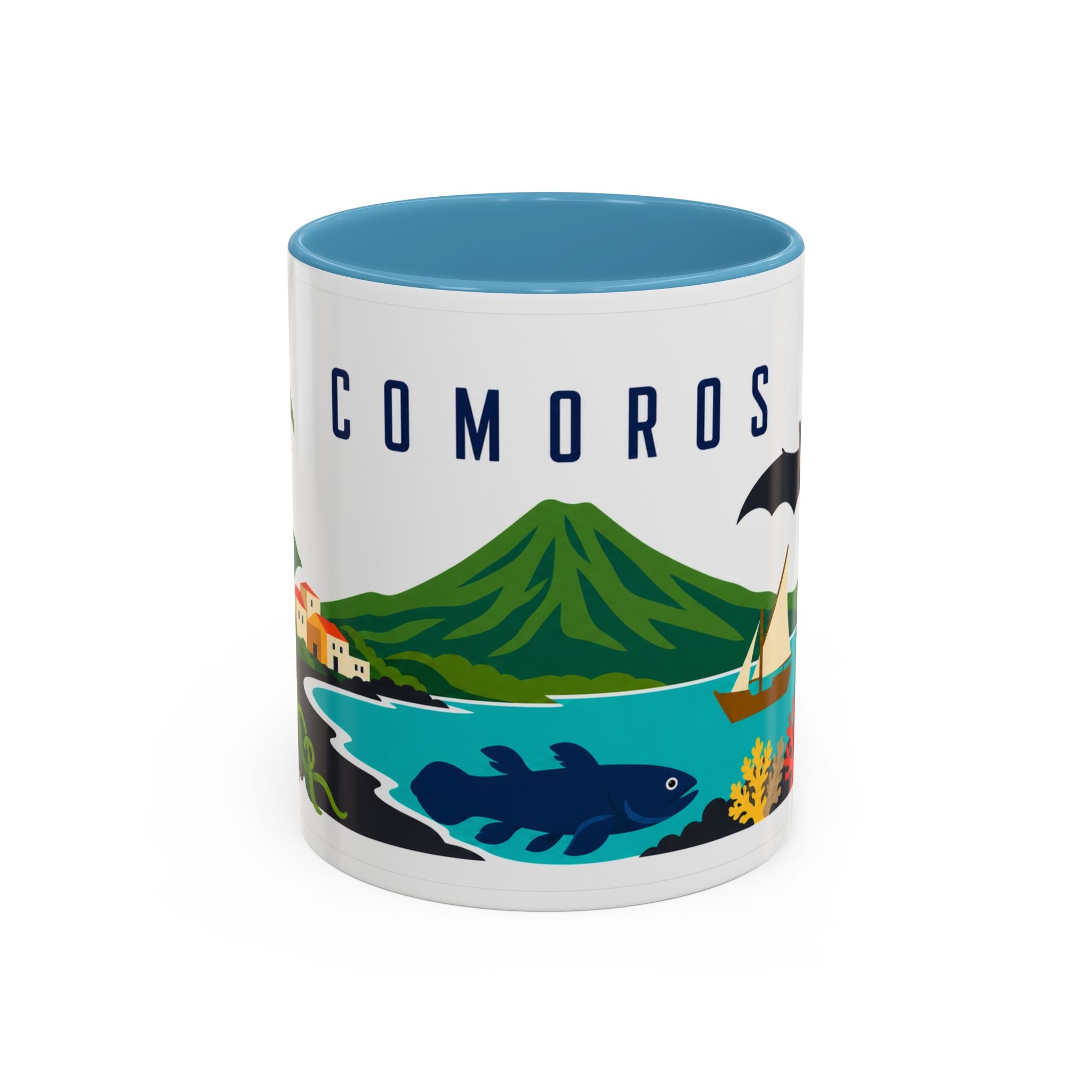 Comoros Coffee Mug | Travel Souvenir Accent Mug | Country Gift Ceramic Cup 11oz 15oz