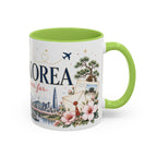 South Korea Home Country Mug | Moving Away Gift | Long Distance Friendship | 11 oz 15 oz Accent Mug