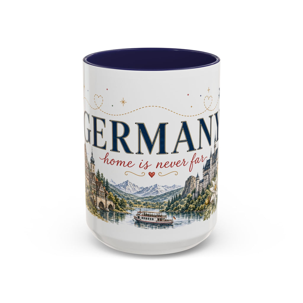 Germany Home Country Mug | Moving Away Gift | Long Distance Friendship | 11 oz 15 oz Accent Mug