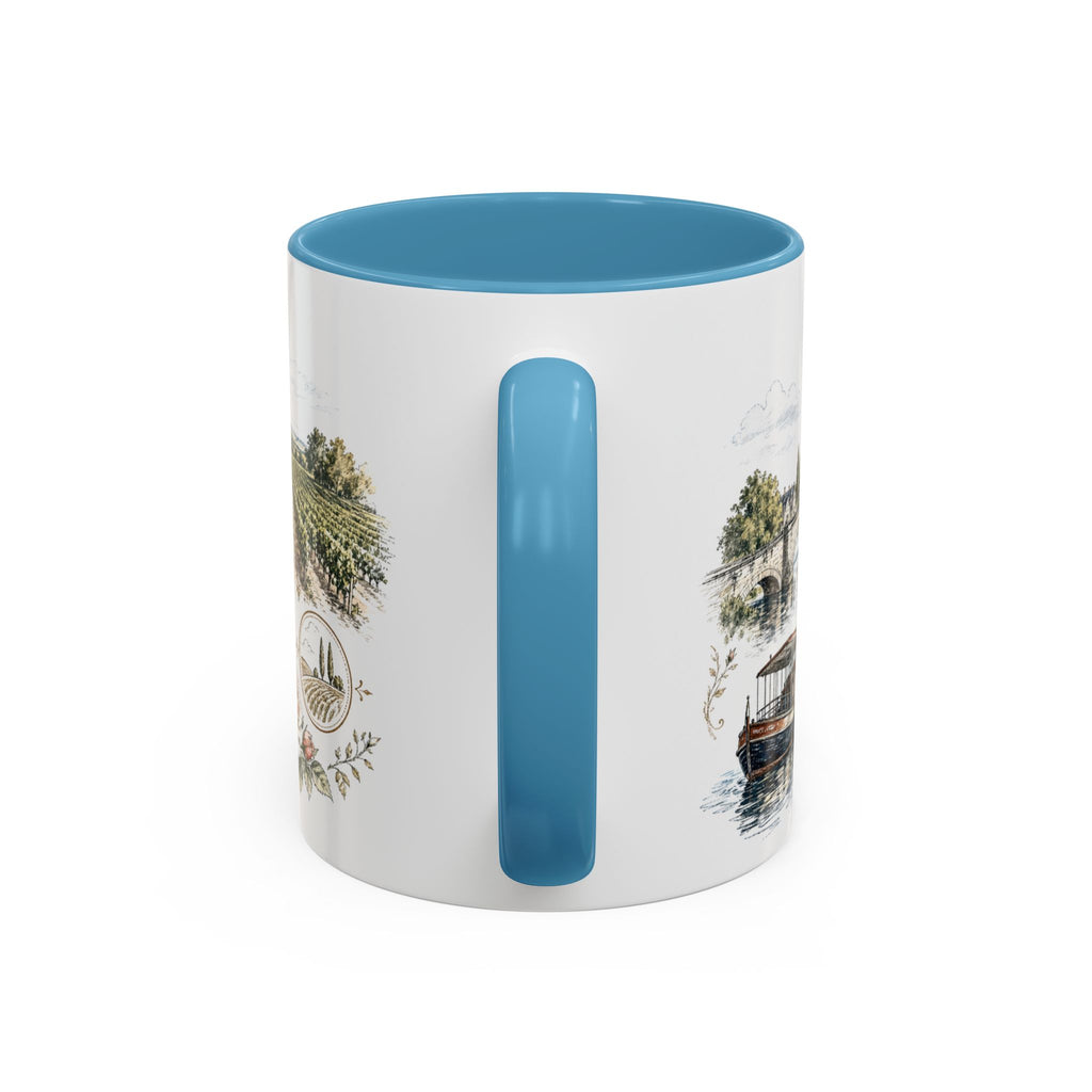 Loire Valley Mug, France Travel Souvenir, Bucket List Gift, Accent Ceramic Coffee Mug 11oz 15oz