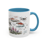 Lake Clark National Park Coffee Mug | Alaska Fly-in Wilderness Adventure Gift | Accent Color Ceramic 11oz 15oz