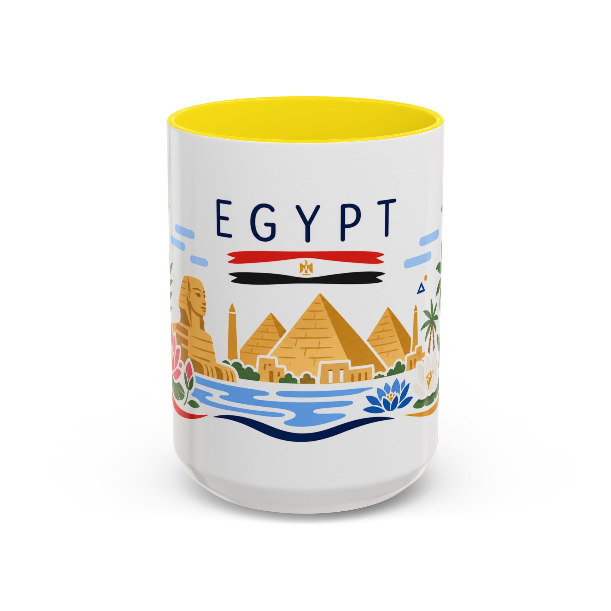 Egypt Coffee Mug | Travel Souvenir Accent Mug | Country Gift Ceramic Cup 11oz 15oz