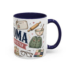Grandma Makes Life Sweeter Coffee Mug | Gift From Grandkids | Accent Color Ceramic 11oz 15oz
