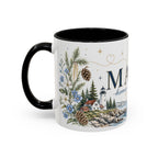 Maine State Mug | Moving Away, Long Distance Friendship Gift | 11oz 15oz Accent Mug