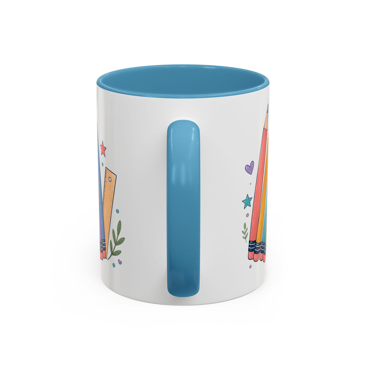 Personalized First Year Teacher Mug | Custom Name Pencil Coffee Cup