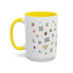 Barcelona Christmas Mug | Watercolor City Souvenir, Ceramic Coffee Cup (11oz/15oz)