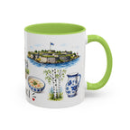 Helsinki Illustrated Travel Mug | City Souvenir Accent Coffee Mug | 11oz 15oz Ceramic Cup