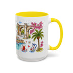 Antalya Travel Mug | European City Souvenir Accent Coffee Mug | 11oz 15oz Ceramic Cup