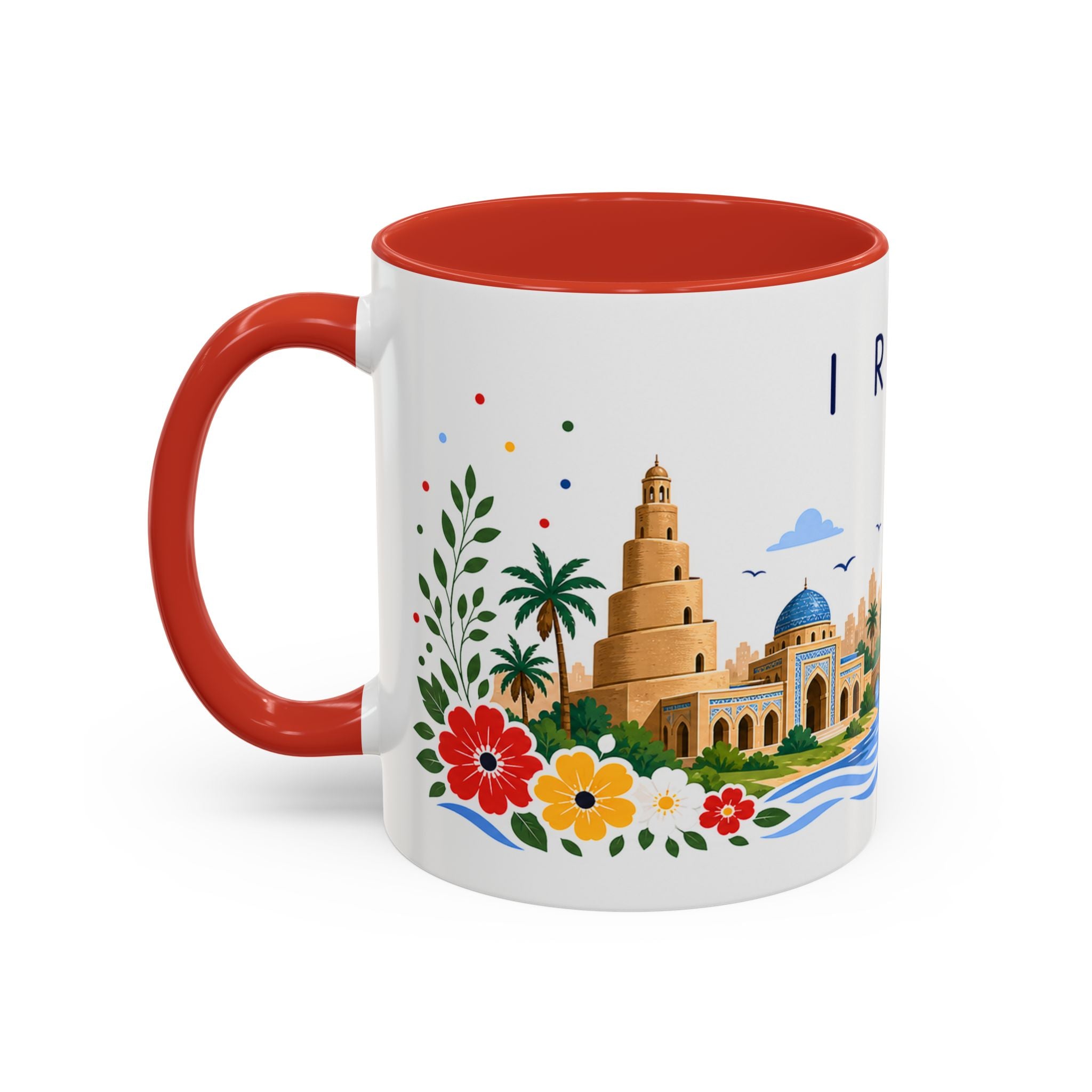 Iraq Coffee Mug | Travel Souvenir Accent Mug | Place Gift Ceramic Cup 11oz 15oz