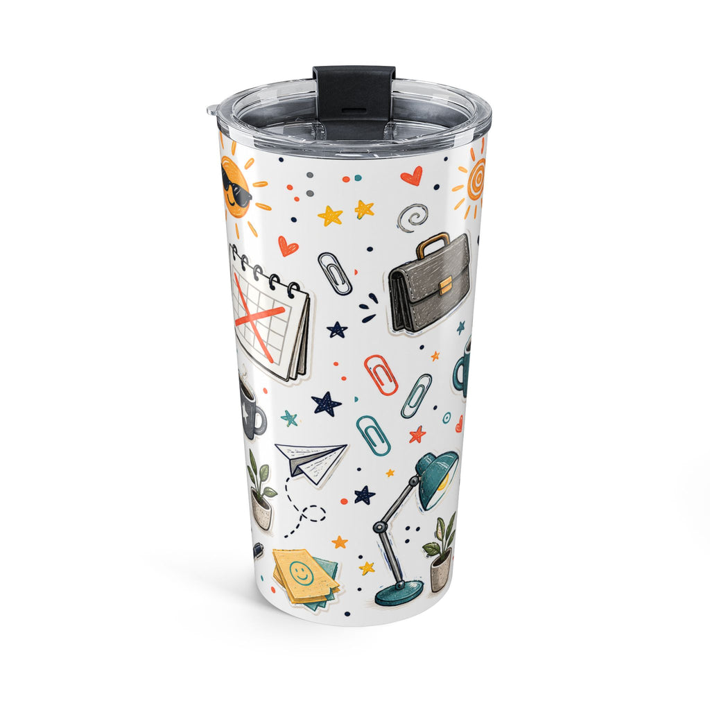Officially Off The Clock 20oz Tumbler | Funny Retirement Gift | Insulated Stainless Steel Travel Cup