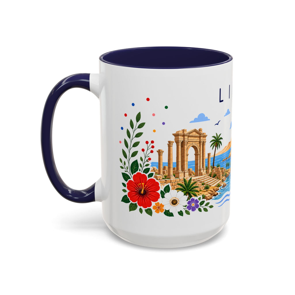Libya Coffee Mug | Travel Souvenir Accent Mug | Place Gift Ceramic Cup 11oz 15oz