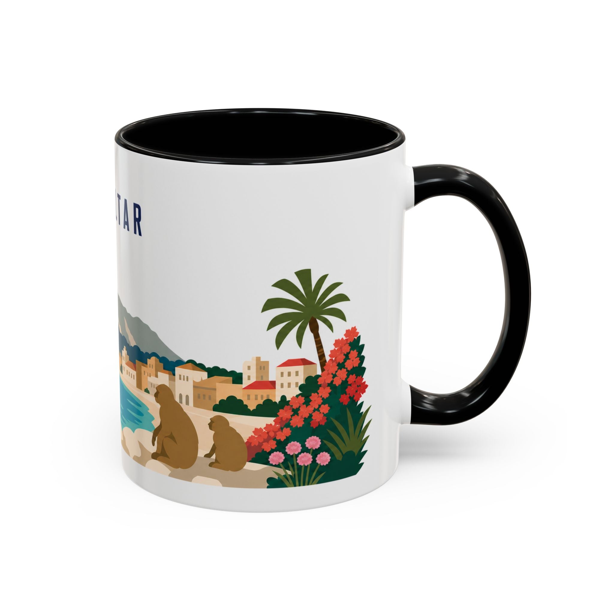 Gibraltar Coffee Mug | Travel Souvenir Accent Mug | Country Gift Ceramic Cup 11oz 15oz