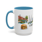 Oklahoma City Illustrated Travel Mug | City Souvenir Accent Coffee Mug | 11oz 15oz Ceramic Cup