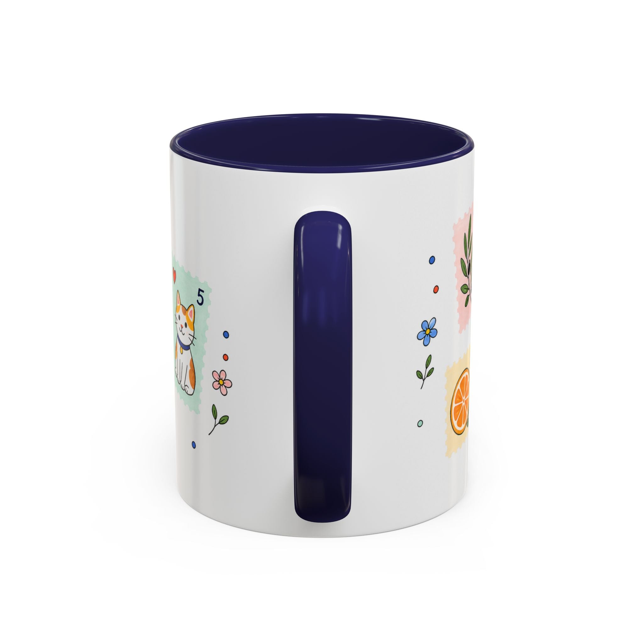 Athens Coffee Mug | Postage Stamp Collage Mug | Travel Souvenir Accent Cup 11oz 15oz