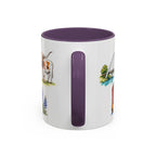 Dallas Illustrated Travel Mug | City Souvenir Accent Coffee Mug | 11oz 15oz Ceramic Cup