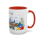 Romania Coffee Mug | Travel Souvenir Accent Mug | Place Gift Ceramic Cup 11oz 15oz