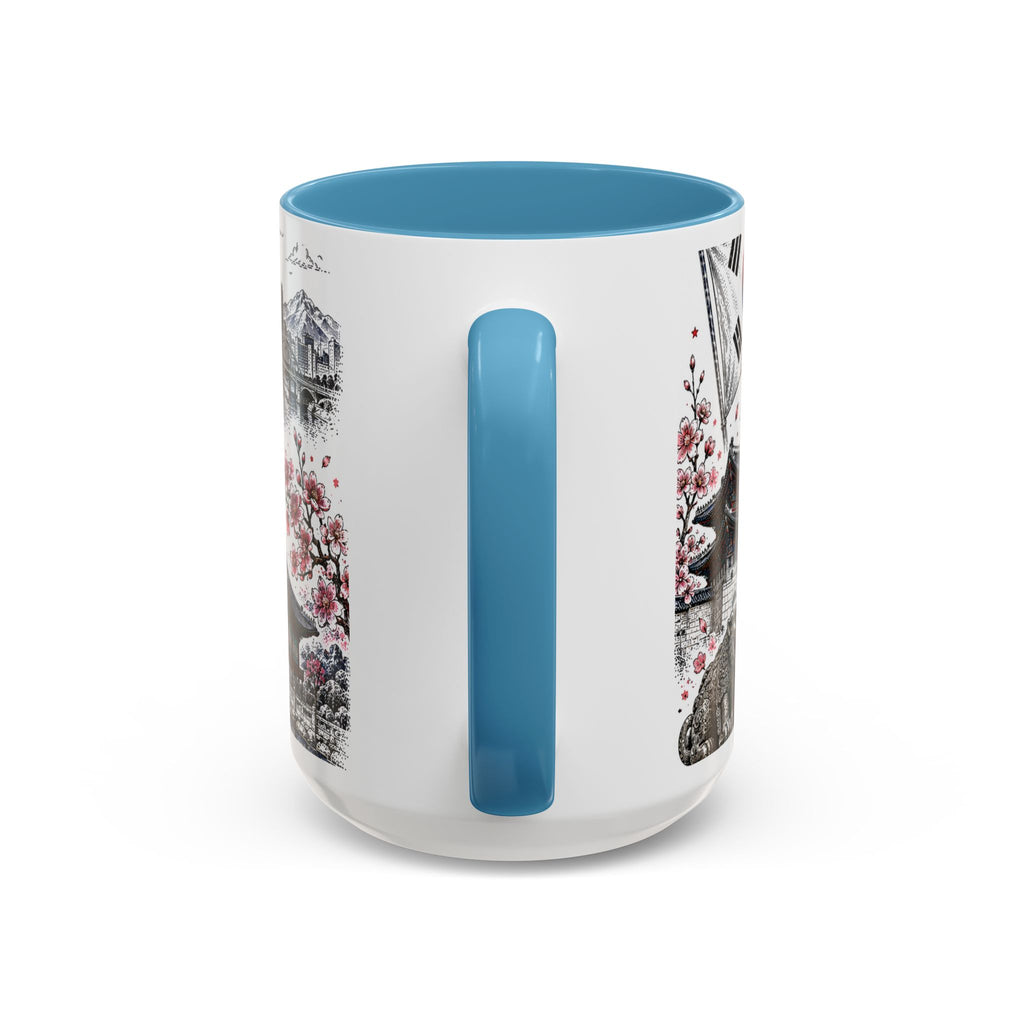South Korea Soccer Coffee Mug | World Cup Fan Gift | Accent Color Ceramic 11oz 15oz Match Day Cup