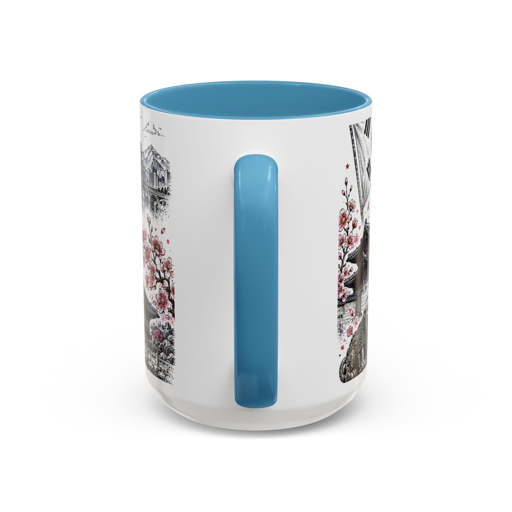 South Korea Soccer Coffee Mug | World Cup Fan Gift | Accent Color Ceramic 11oz 15oz Match Day Cup