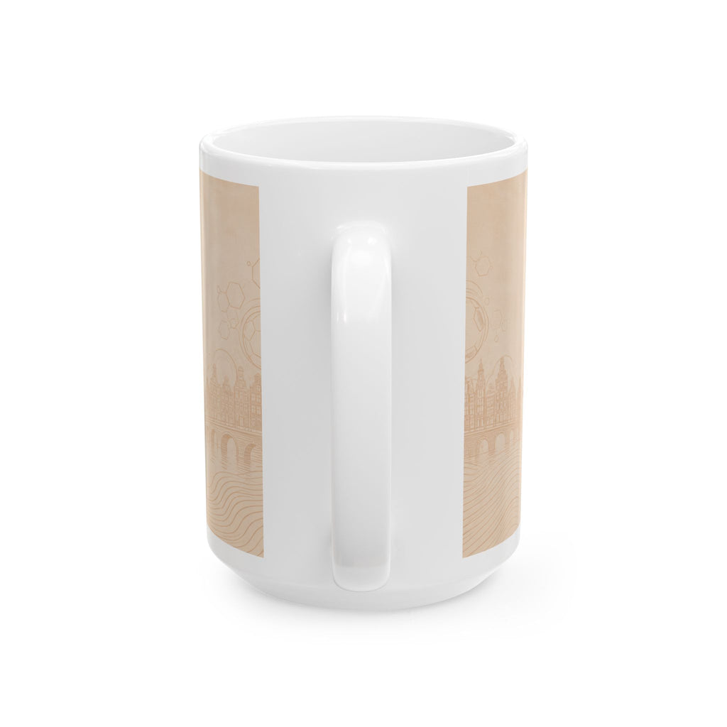 Netherlands Soccer Spirit Coffee Mug | Soccer Fan Gift | Ceramic 11oz 15oz Match Day Cup