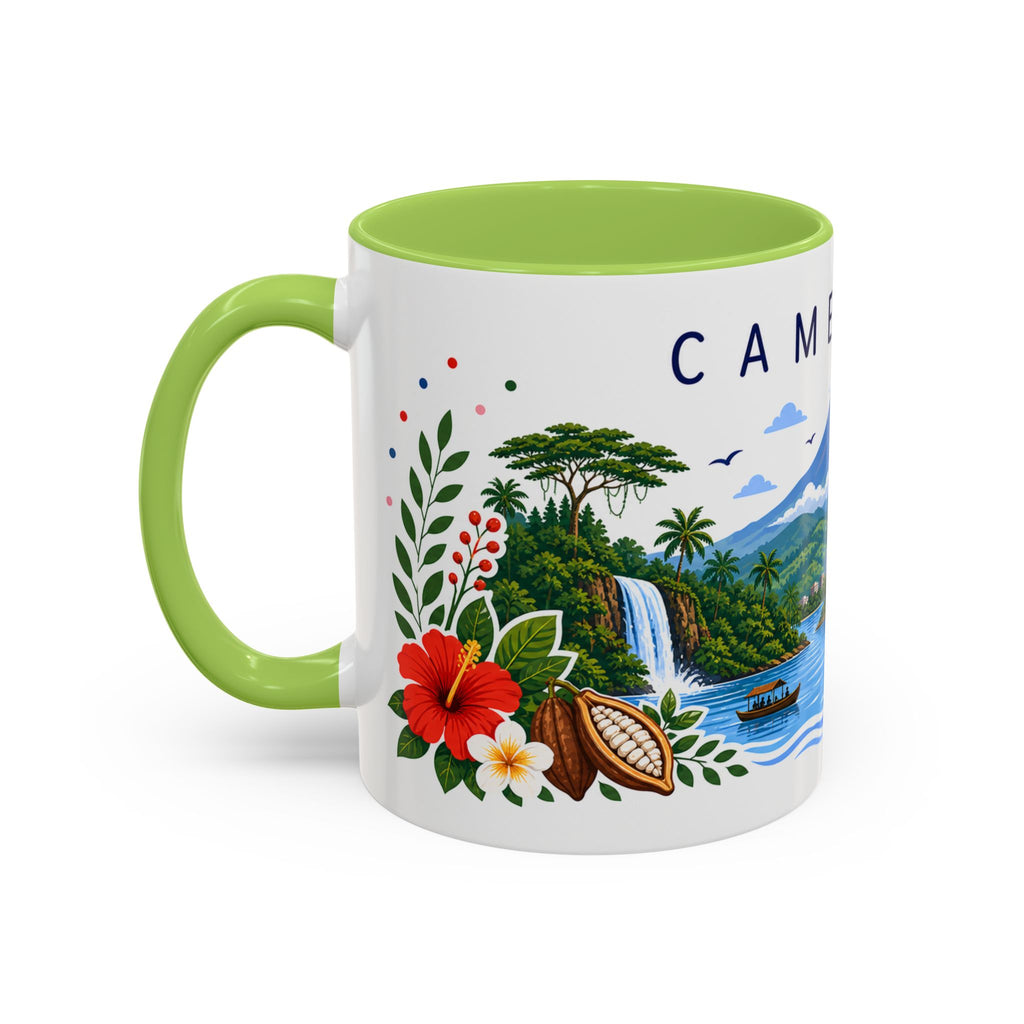 Cameroon Coffee Mug | Travel Souvenir Accent Mug | Place Gift Ceramic Cup 11oz 15oz