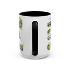 Bordeaux Illustrated Travel Mug | City Souvenir Accent Coffee Mug | 11oz 15oz Ceramic Cup