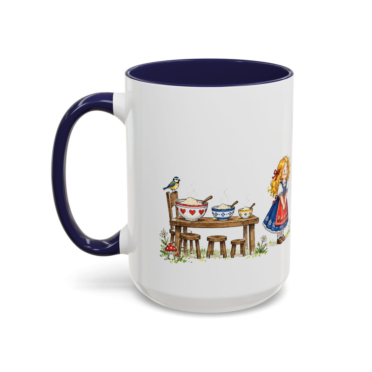Goldilocks and the Three Bears Mug | Storybook Fairy Tale Accent Coffee Mug | EveryLegend