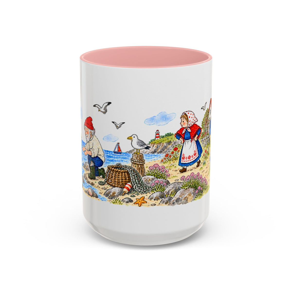 The Fisherman and His Wife Mug | Storybook Fairy Tale Accent Coffee Mug | EveryLegend