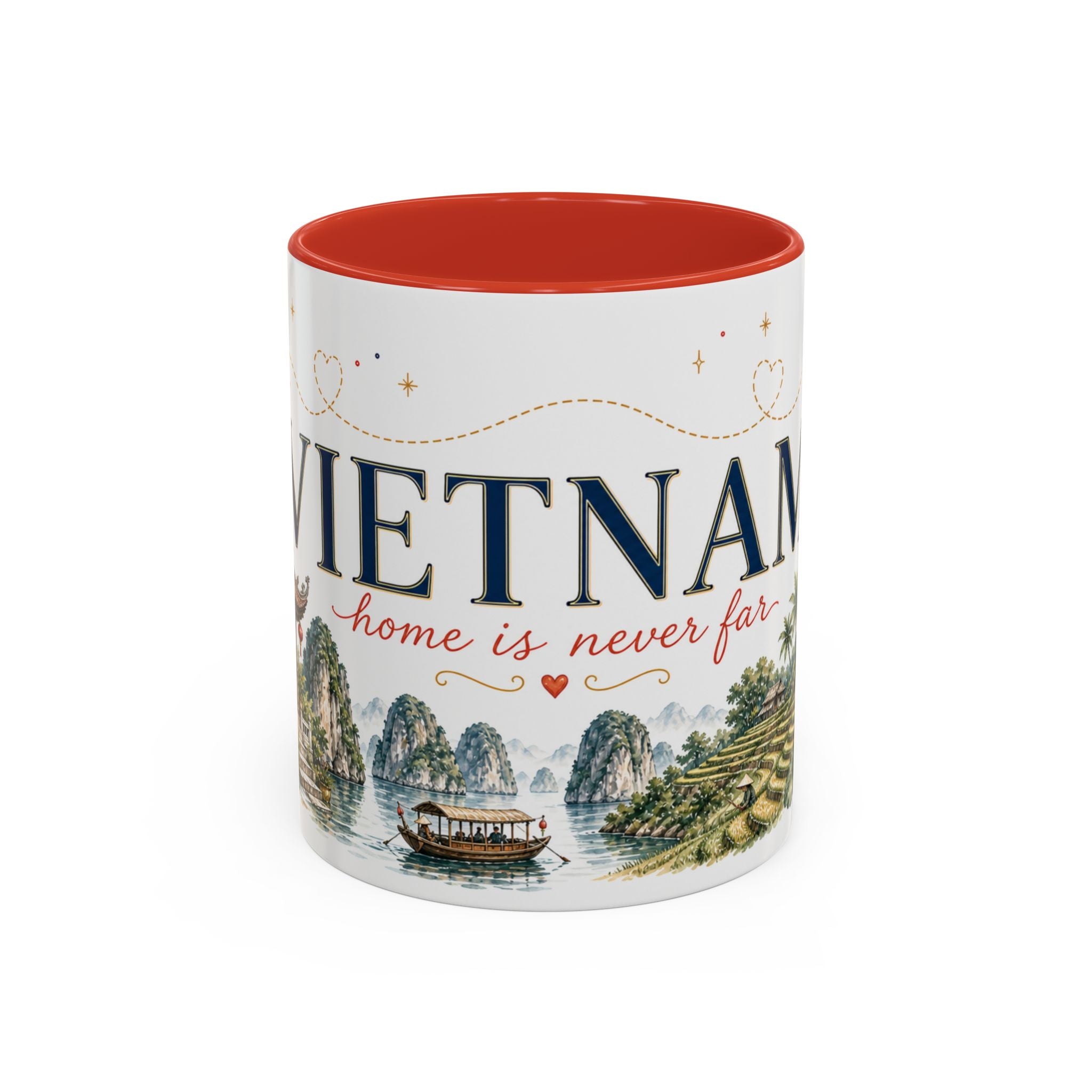 Vietnam Home Country Mug | Moving Away Gift | Long Distance Friendship | 11 oz 15 oz Accent Mug