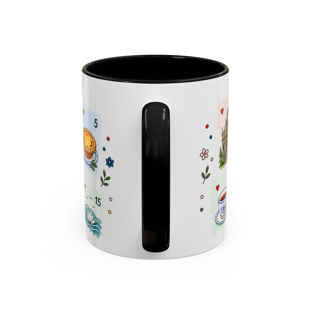 Macau Coffee Mug | Postage Stamp Collage Mug | Travel Souvenir Accent Cup 11oz 15oz