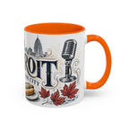 Detroit Coffee Mug | United States Travel Souvenir | Vintage Illustrated City Gift | 11 oz 15 oz Accent Mug