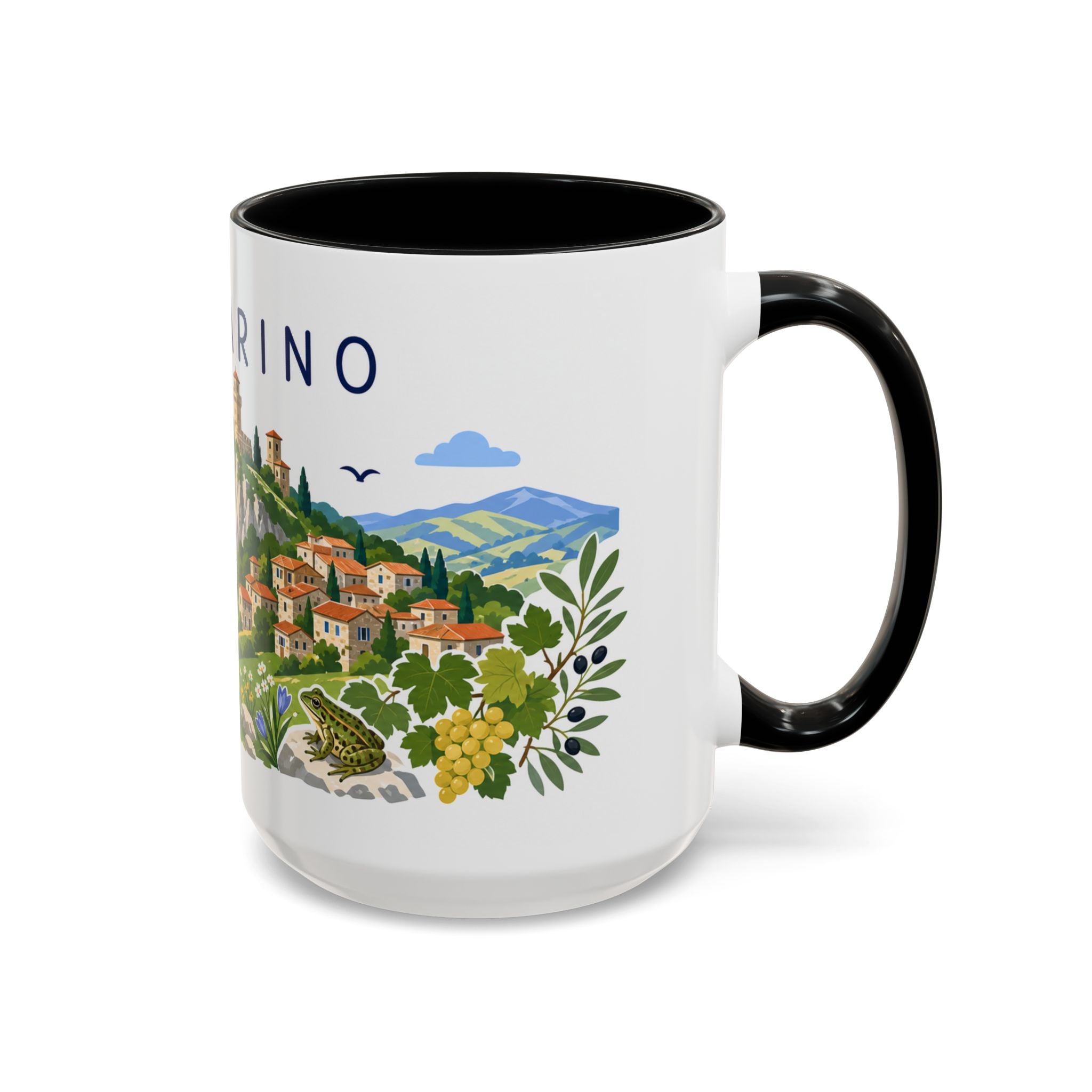 San Marino Coffee Mug | Travel Souvenir Accent Mug | Country Gift Ceramic Cup 11oz 15oz