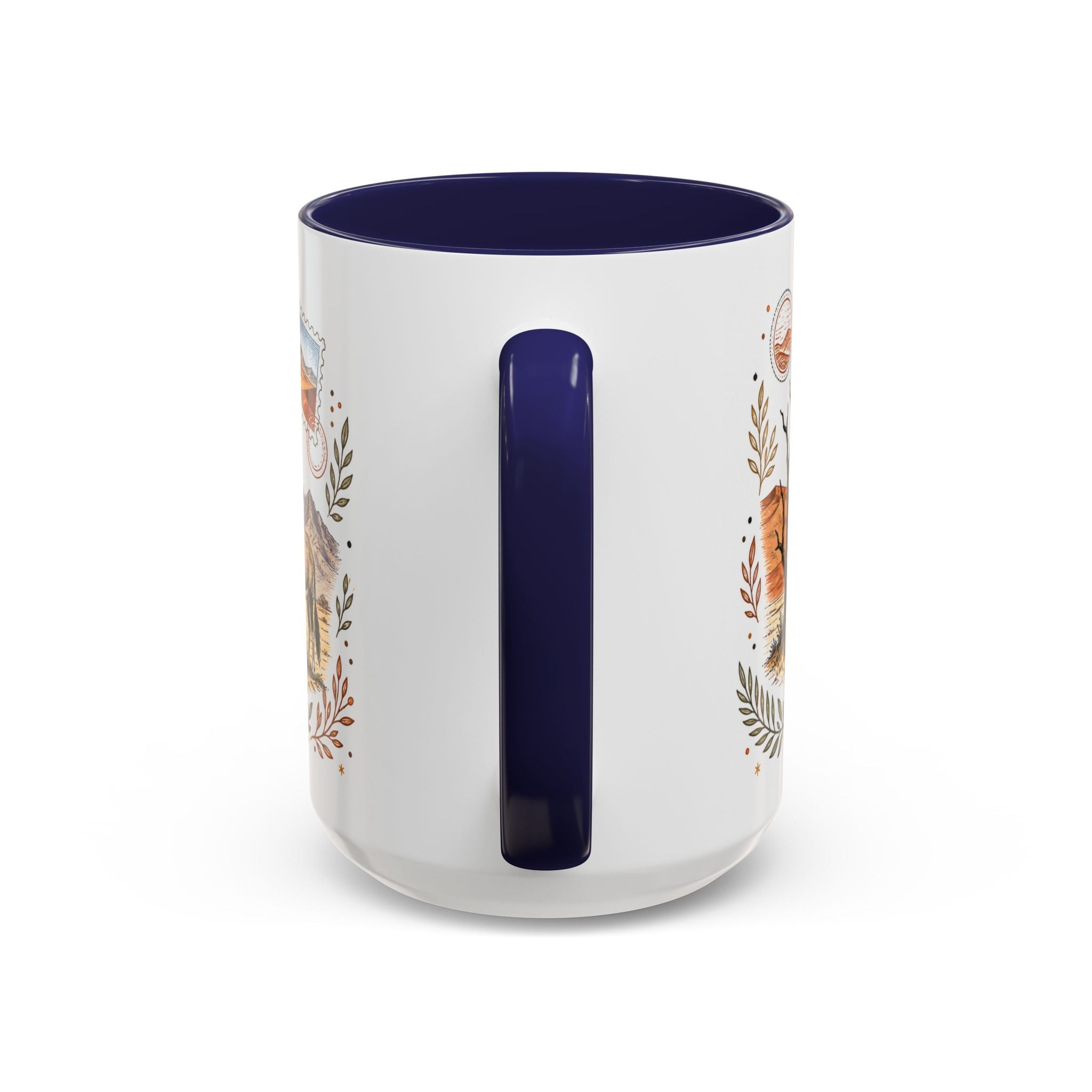 Namib Desert Coffee Mug | Travel Destination Souvenir Gift | Accent Color Ceramic 11oz 15oz