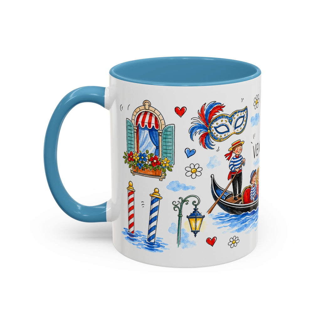 Venice Travel Mug | European City Souvenir Accent Coffee Mug | 11oz 15oz Ceramic Cup
