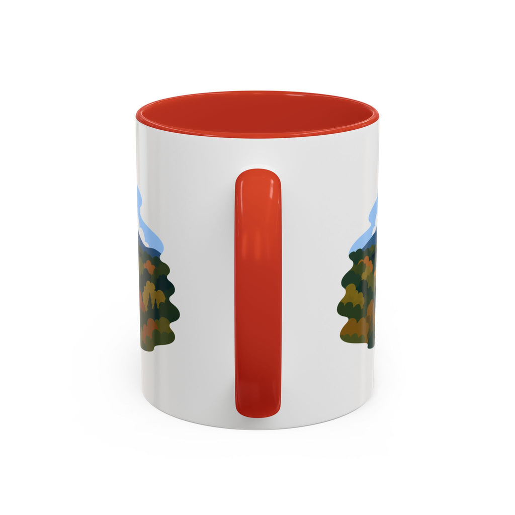 New River Gorge National Park and Preserve Coffee Mug | Solid Color Block Park Souvenir | 11oz 15oz Accent Mug