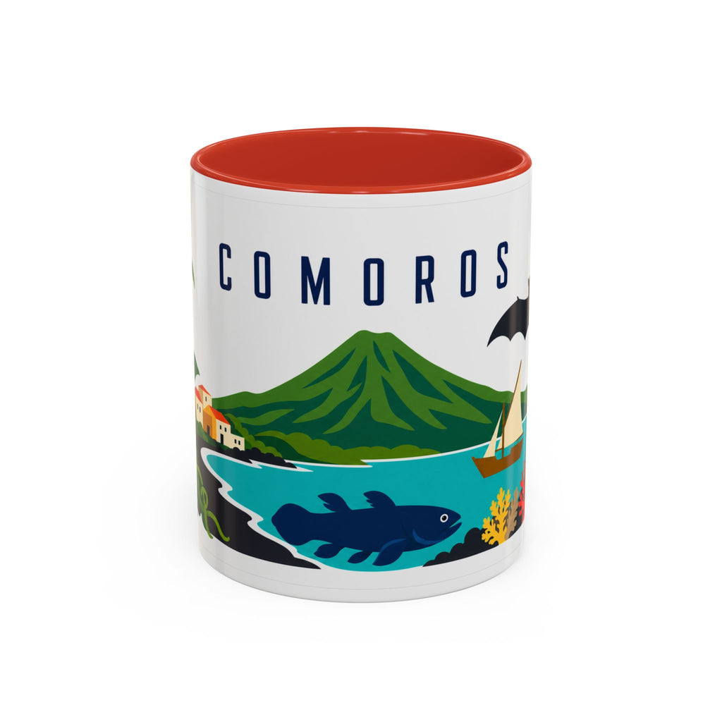 Comoros Coffee Mug | Travel Souvenir Accent Mug | Country Gift Ceramic Cup 11oz 15oz