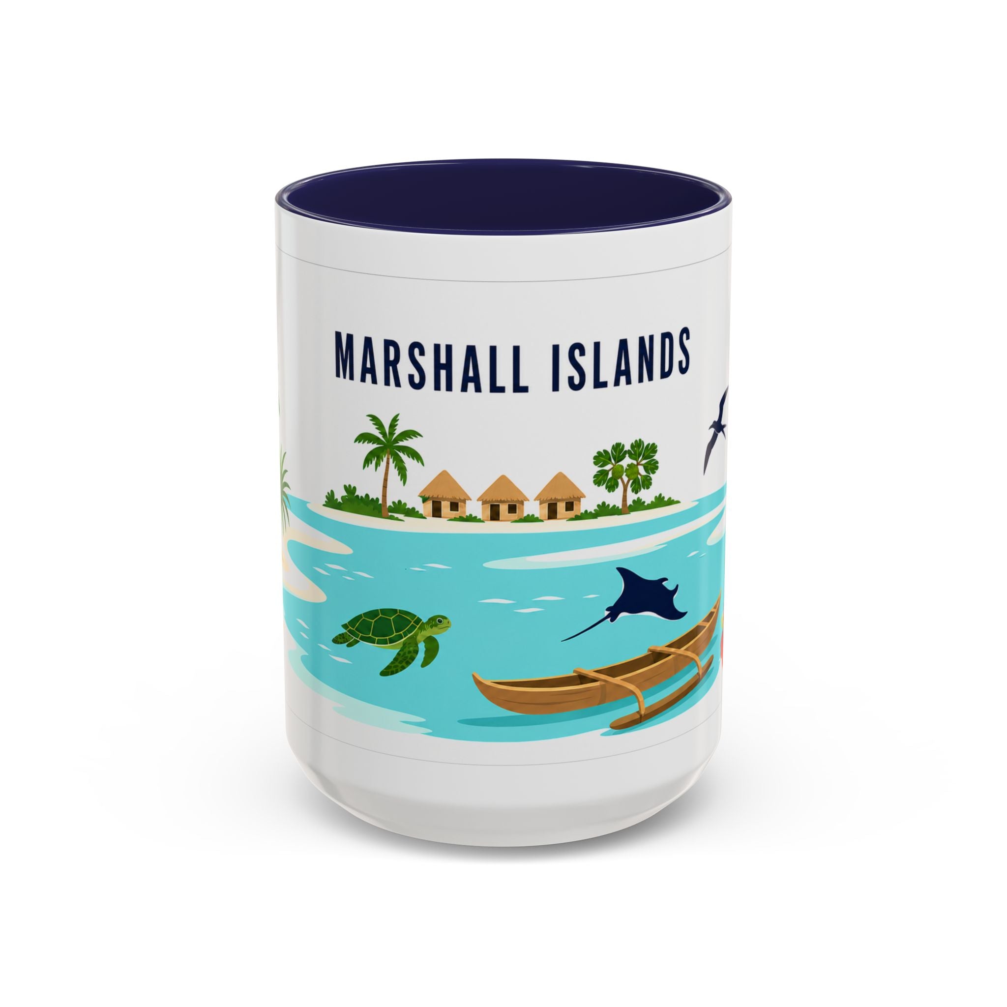 Marshall Islands Coffee Mug | Travel Souvenir Accent Mug | Country Gift Ceramic Cup 11oz 15oz