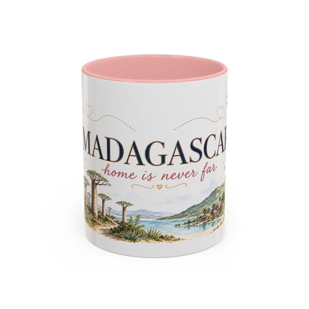 Madagascar Home Country Mug | Moving Away Gift | Long Distance Friendship | 11 oz 15 oz Accent Mug