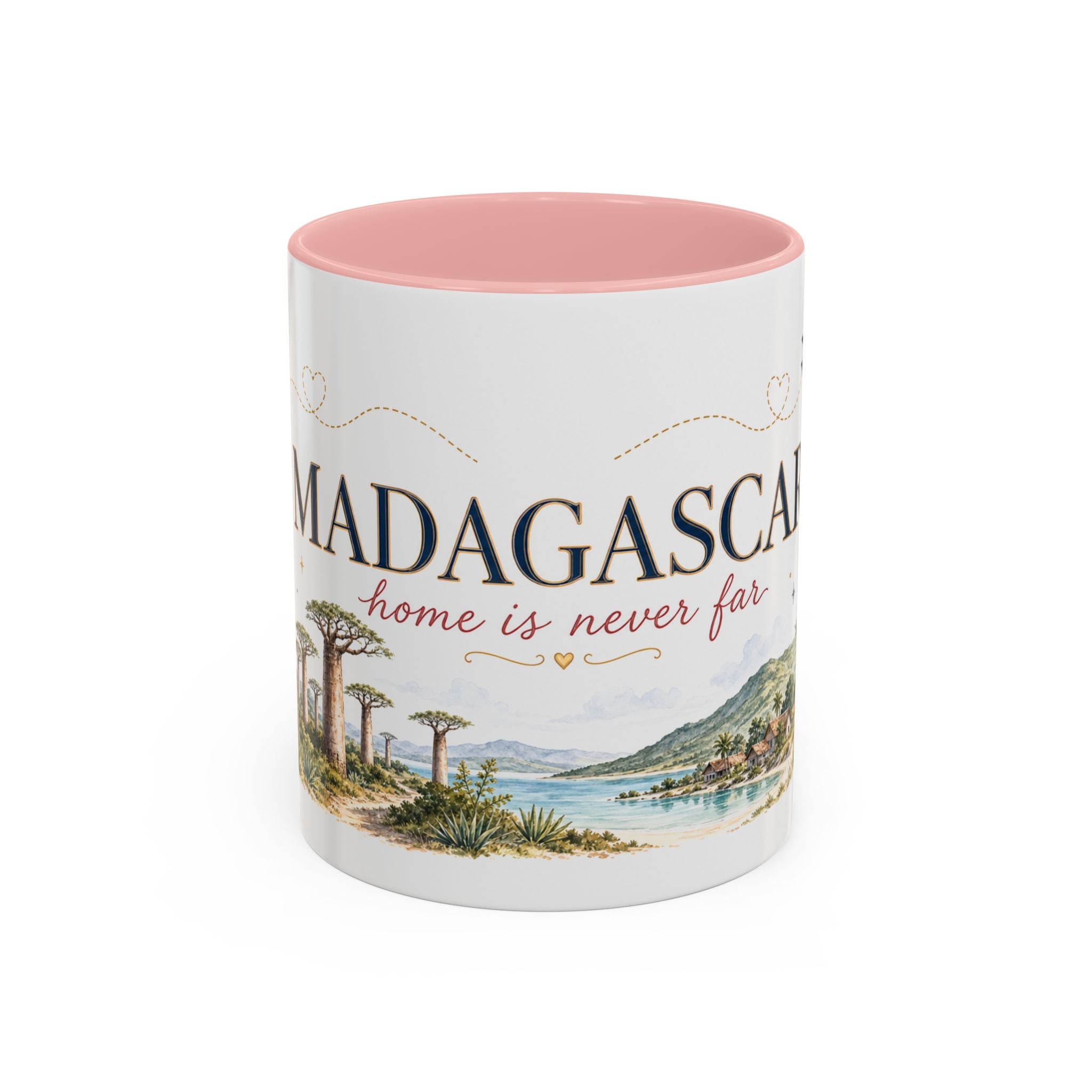 Madagascar Home Country Mug | Moving Away Gift | Long Distance Friendship | 11 oz 15 oz Accent Mug