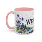 Wisconsin Home State Mug | Moving Away Gift | Long Distance Friendship Coffee Cup | 11oz 15oz Accent Mug