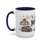 Manila Coffee Mug | Philippines Souvenir Travel Gift | Accent Color Ceramic 11oz 15oz