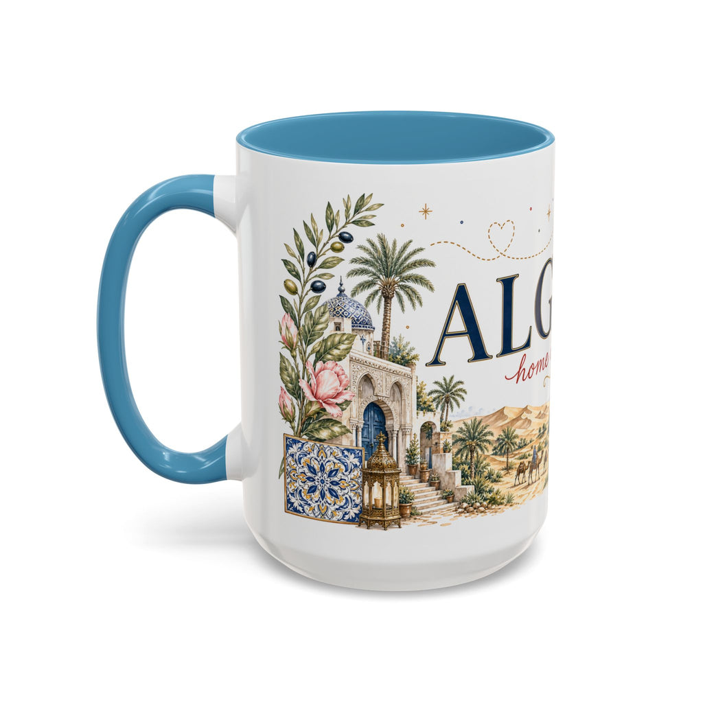 Algeria Home Country Mug | Moving Away Gift | Long Distance Friendship | 11 oz 15 oz Accent Mug