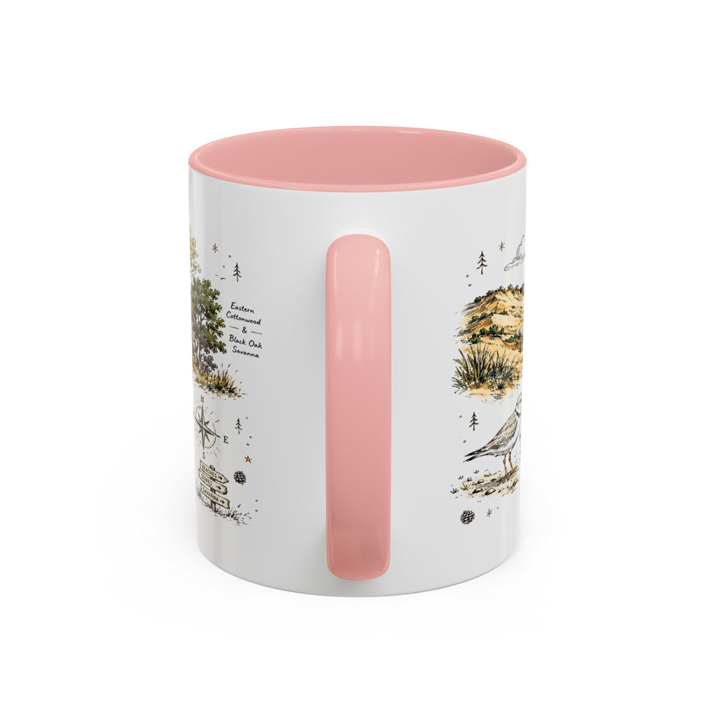 Indiana Dunes National Park Coffee Mug | Indiana Lake Michigan Beach Gift | Accent Color Ceramic 11oz 15oz
