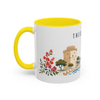 Thessaloniki Coffee Mug | Greece Travel Souvenir | Porcelain Decal City Gift | 11oz 15oz Accent Mug