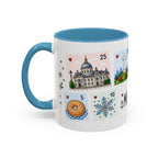 Montreal Coffee Mug | Postage Stamp Collage Mug | Travel Souvenir Accent Cup 11oz 15oz